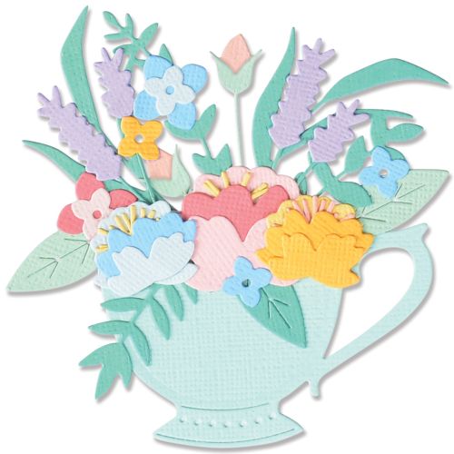 Sizzix Thinlits Die Set Tea Time by Olivia Rose (665806)