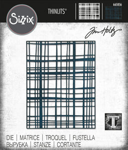 Sizzix Thinlits Dies Simple Plaid by Tim Holtz (665856)