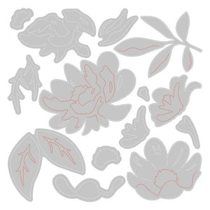 Sizzix Thinlits Die Set Layered Summer Flowers (665891)