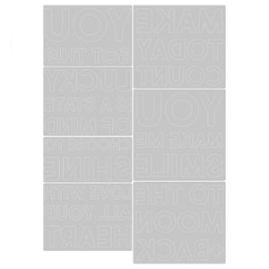 Sizzix Thinlits Die Set Bold Text #2 by Tim Holtz (665925)