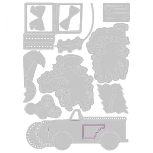 Sizzix Thinlits Die Set Santa Activities (665958)