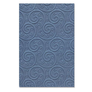 Sizzix 3-D Textured Impressions Embossing Folder Ornamental Spiral (666054)