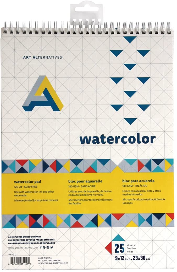 Art Alternative Watercolor Pad 120LB (AA1192)