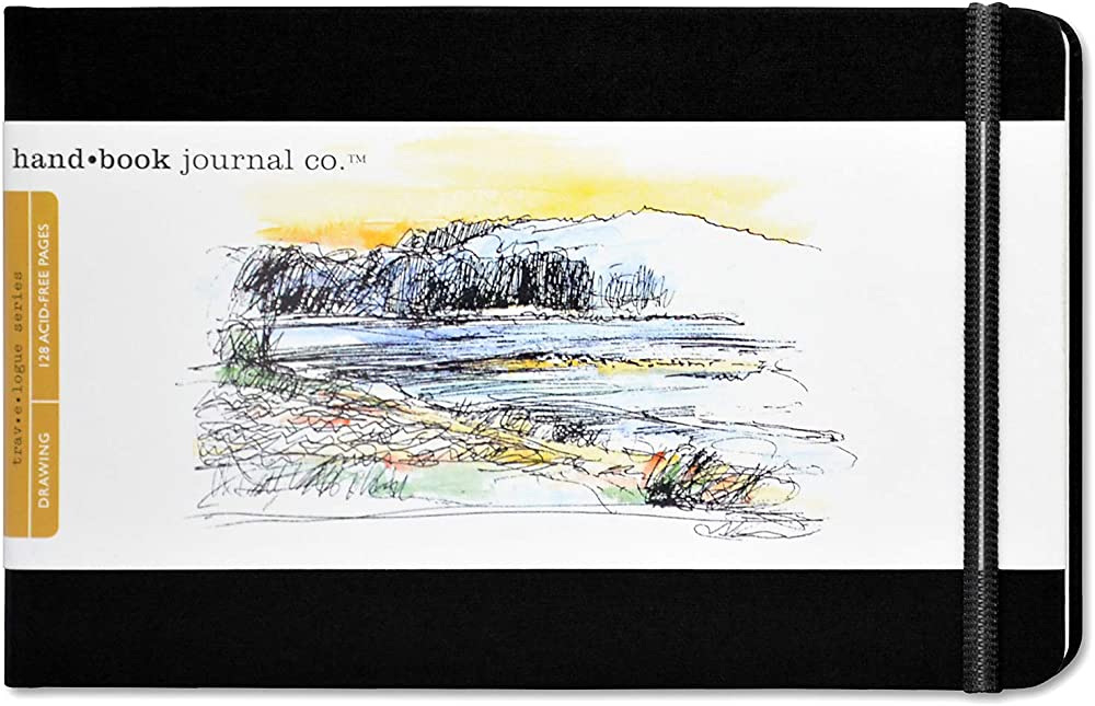 Handbook Journal Co. Large Landscape Journal Black Cover (761421)