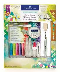 Faber-Castell Mixed Media Texture Luxe & Gelatos Tropical Set (770501)