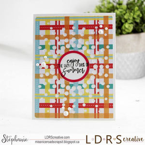 LDRS Creative Sunburst Rectangle Die Set (8049)