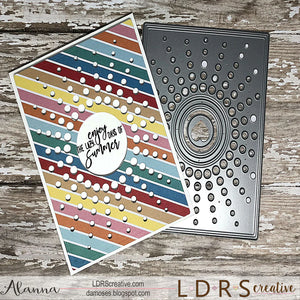 LDRS Creative Sunburst Rectangle Die Set (8049)