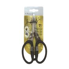 Tonic Studios Tim Holtz Titanium Non-Stick Micro Serrated Scissors 7" (817eUS)