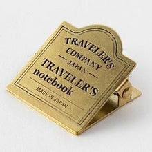 Load image into Gallery viewer, Traveler&#39;s Company Brass Clip Traveler&#39;s Company Logo (43089-006)
