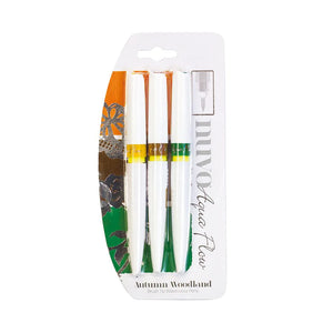 Nuvo Aqua Flow Brush Tip Watercolor Pens Autumn Woodland (890N)