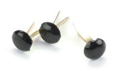 Creative Impression Black Mini Round Fasteners (90102)