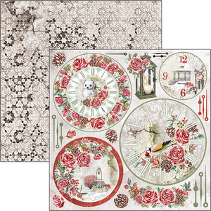 Ciao Bella 12x12 Patterns Pad Frozen Roses (CBT039)