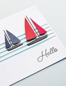 Memory Box Craft Die Marina Sailboats (94575)