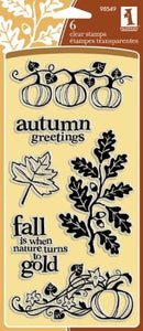 Inkadinkado Clear Stamp Set Autumn Foliage (98549)