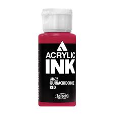 Holbein Paint Marker- Acrylic Ink - Quinacridone Red AI602