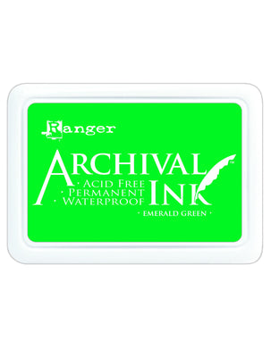 Ranger Archival Ink Pad - Emerald Green: AIP30447