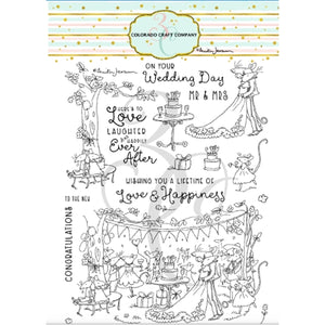 Colorado Craft Company Stamp & Die Set Happily Ever After (AJ462)