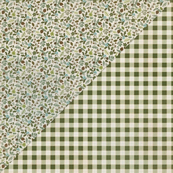 Authentique Alpine Collection 12x12 Scrapbook Paper Alpine Six (ALP006)