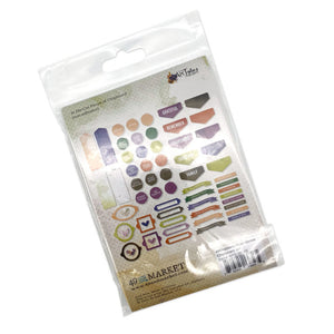 49 and Market Plum Grove Collection Chipboard Bits (APG-38565)