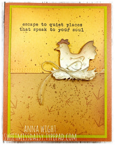 Impression Obsession Rubber Stamps Quiet Places (B13979)