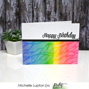 Picket Fence Studios Photopolymer Stamps Inside Quotes: Birthday (S-187)