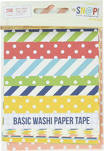 Simple Stories Sn@p Life Documented Basic Washi Paper Tape (7052)