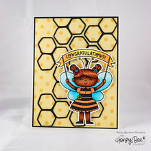 Load image into Gallery viewer, Honey Bee Stamps Stamp &amp; Die Set Bee Young Banner Day (HBST-353)
