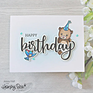 Honey Bee Stamps Die Birthday (HBDS-228)