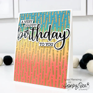 Honey Bee Stamps Die Birthday (HBDS-228)