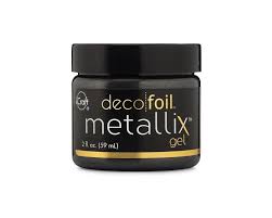 iCraft Deco Foil Metallix Gel - Black Ice