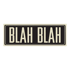 Knock Knock - Blah Blah Sticker - Now Retired