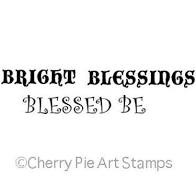 Cherry Pie Art Stamps - Bright Blessings Be Blessed (54943) Retired