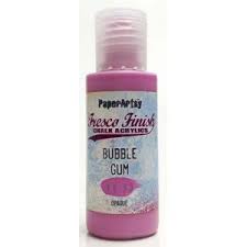 PaperArtsy Fresco Finish Chalk Acrylics Bubble Gum Opaque (FF116)