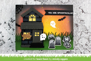 LawnFawn Lawn Cuts Dies Build-A-House Halloween Add-On (LF2047)