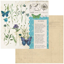 Load image into Gallery viewer, 49 and Market Curators Botanical Collection 12x12 Scrapbook Paper Les Fleurs (CB-35670)
