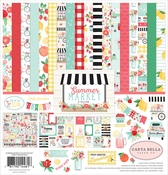 Carta Bella Paper Co. Summer Market Collection Kit (CBSUM115016)