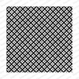 Impression Obession Rubber Stamps Lattice by Seth Apter (CC202)