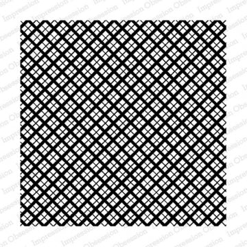 Impression Obession Rubber Stamps Lattice by Seth Apter (CC202)