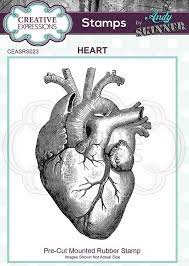 Creative Expressions Stamps Heart (CEASRS023)