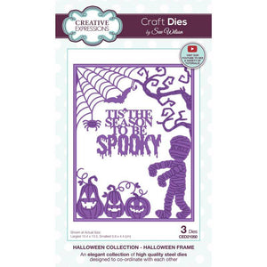 Creative Expressions Craft Dies by Sue Wilson Halloween Collection Halloween Frame (CED21050)