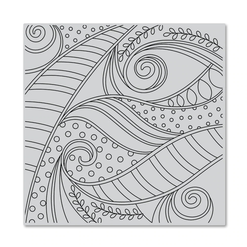 Hero Arts Bold Prints Stamp Swirls and Dots (CG874)