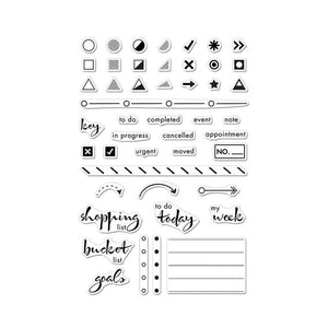 Hero Arts Poly Clear Stamp Set Bullet Journaling (CM107)