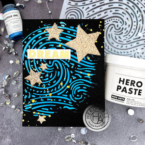 Hero Arts Stamp Art Journal Messages (CM619)