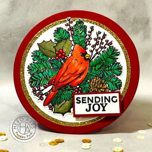 Hero Arts Stamp & Die Set Holiday Cardinal (SB330)