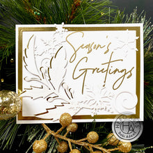 Load image into Gallery viewer, Hero Arts Clear Stamp &amp; Hot Foil Plate Season&#39;s Greetings (CM645)
