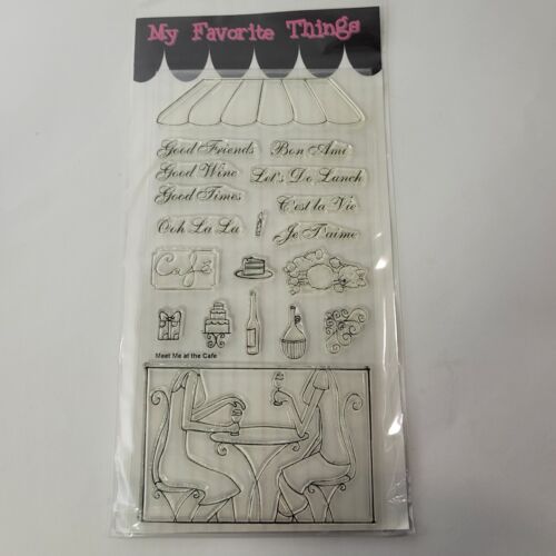 My Favorite Things Clear Stamp Set Meet Me At the Cafe