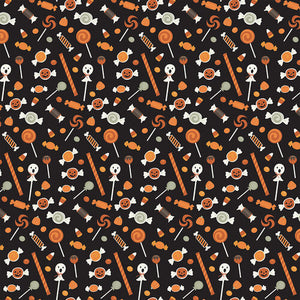 Echo Park Paper Co. Spooky Collection 12x12 Scrapbook Paper Creepy Candy (SPO284010)