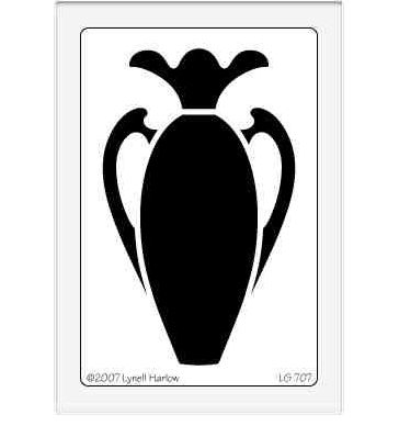 Dreamweaver Stencils Handled Vase (LG707)