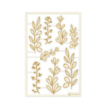 Load image into Gallery viewer, P13 Let Your Creativity Bloom Collection Light Chipboard Embellishment Leaves (P13-CRB-45)
