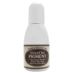 StazOn Pigment Ink Reinker Chocolate Brown (RZ-PIG-041)